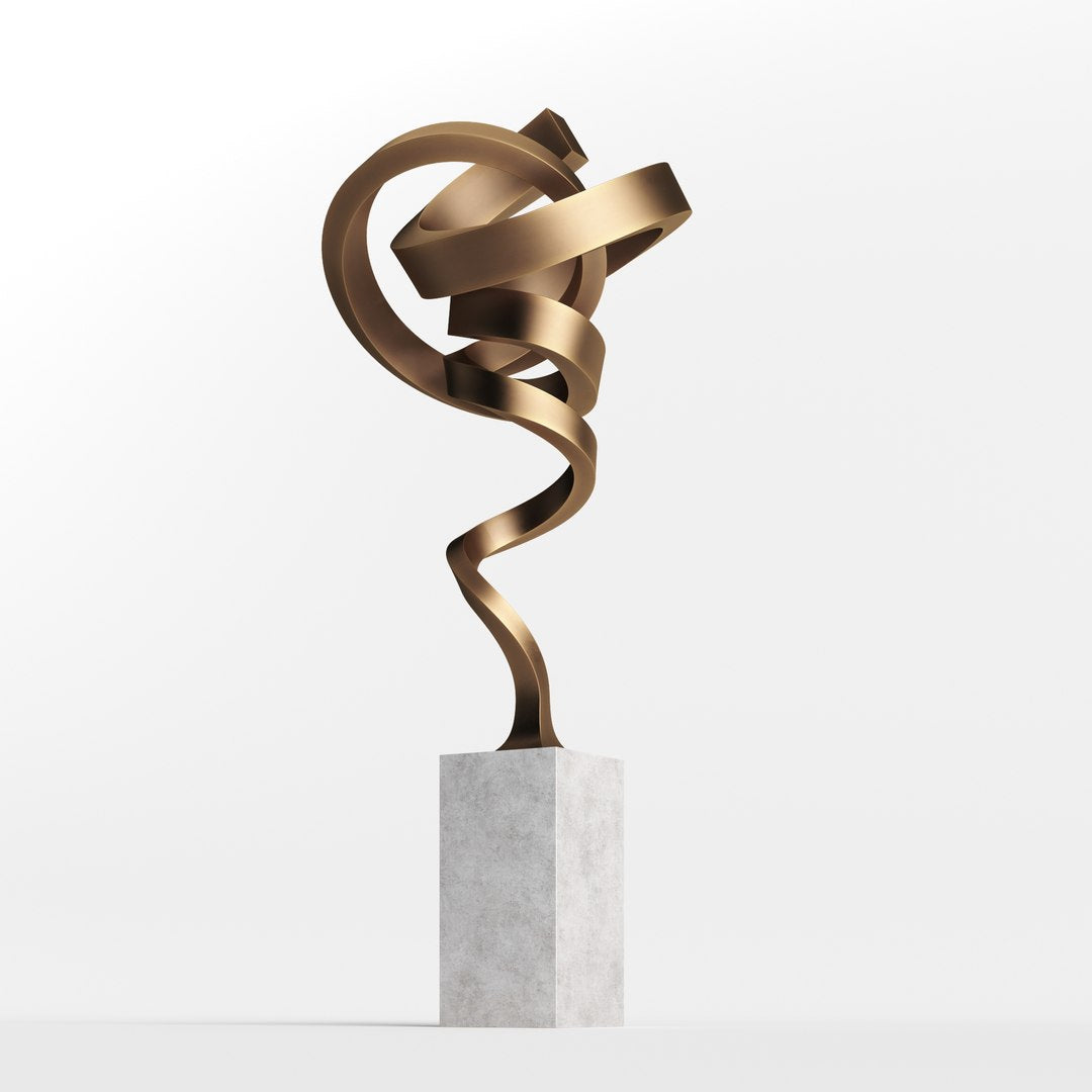 Spiral Motion - Sanatsal Akış Heykeli